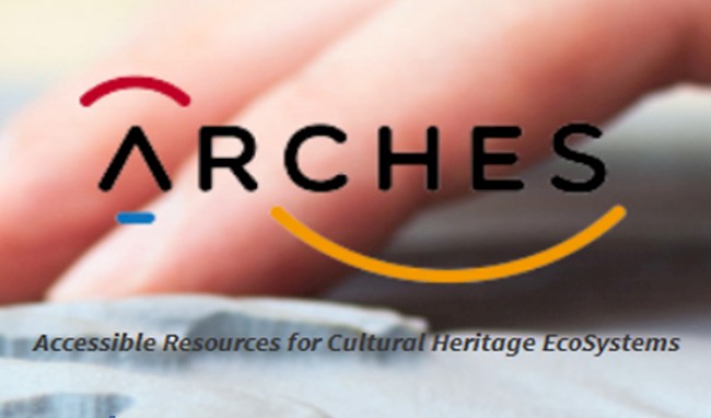 Logo of the Horizon2020 projects ARCHES - Accessible Ressources for Cultural Heritage EcoSystems
