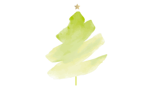 stilisierter Weihnachtsbaum in VRVis-Grün.