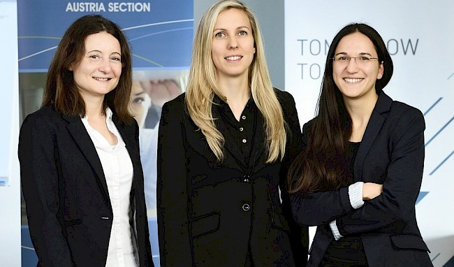Johanna Schmidt, Katharina Krösl und Nicole Brosch. 