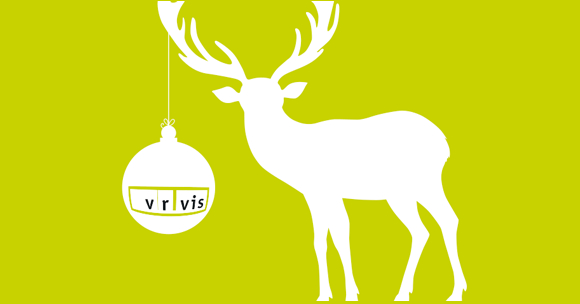 Elk with VRVis Christmas tree ball
