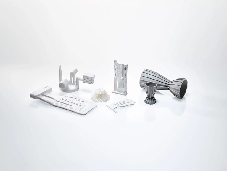 Examples of 3D printed products from the company Lithoz