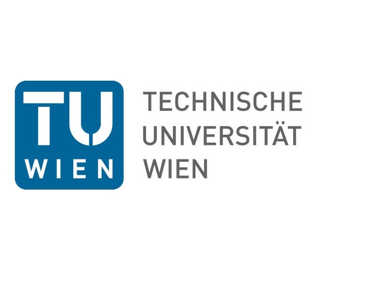 Blaues Logo der TU Wien.